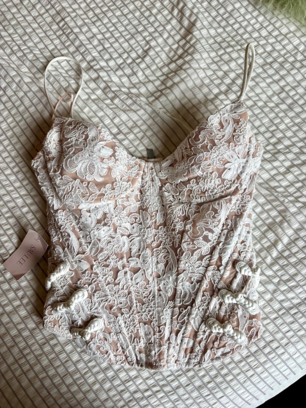 Sau Lee NWT Roma Lace Top & Skirt Set - Picture 10 of 11